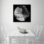 Star Wars Classic Ships // Second Death Star (20"W x 20"H x 1.25"D)