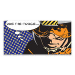 Star Wars Pop Art // Luke Use The Force (24"W x 12"H x 1.25"D)