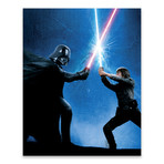 Skywalkers Duel (16"W x 20"H x 1.25"D)