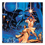 Episode IV: A New Hope // Retro I (16"W x 16"H x 1.25"D)