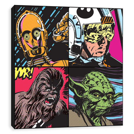 Retro Star Wars Prints - Pop Culture On Canvas - Touch of Modern