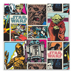 Star Wars Panel // Collage (16"W x 16"H x 1.25"D)