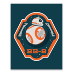 Hero Badge // BB-8 (16"W x 20"H x 1.25"D)