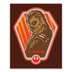 Hero Badge // Chewie (16"W x 20"H x 1.25"D)