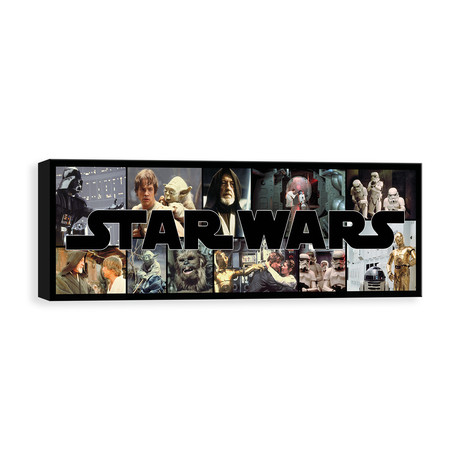 Star Wars Title // Classic Trilogy (30"W x 10"H x 1.25"D)