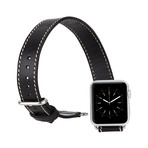 Double Tour Genuine Leather Band // Apple Watch 42mm (Antique Coffee)