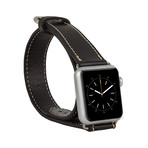 Double Tour Genuine Leather Band // Apple Watch 38mm (Antique Coffee)