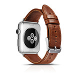 Classic Soft Leather Apple Watch Band // 42mm (Antique Coffee)