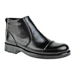 Plain Toe Cap Boot // Black (Euro: 41)