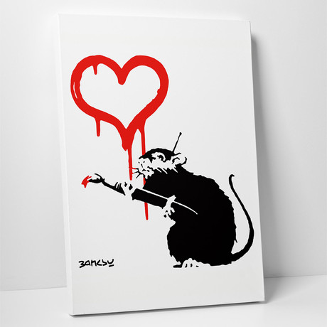 Rat Love (20"W x 16"H x 0.75"D)