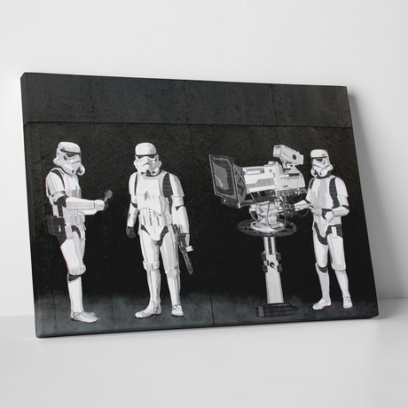 Dark Side Studio // Gallery Wrapped Canvas (16"W x 20"H x 0.8"D)