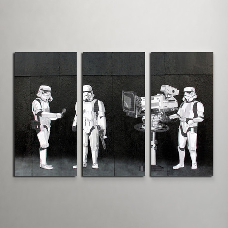 Stormtroopers On Set // Triptych