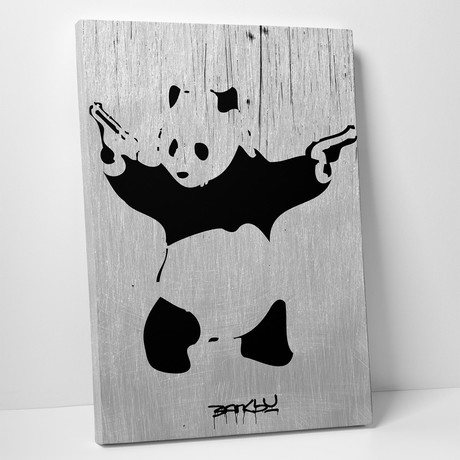 Gunslinger Panda (20"W x 16"H x 0.75"D)