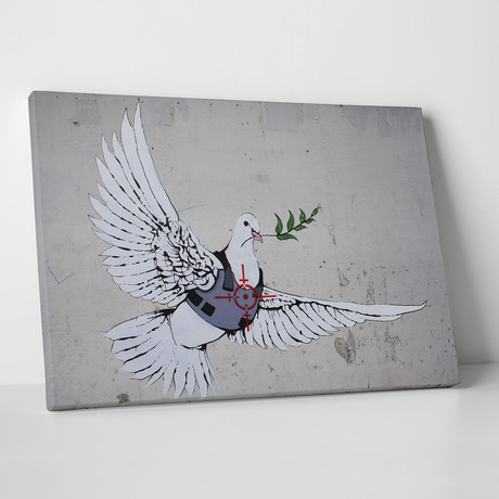 Dove // Gallery Wrapped Canvas (16"W x 20"H x 0.8"D)