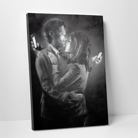 Mobile Love // Gallery Wrapped Canvas (16"W x 20"H x 0.8"D)