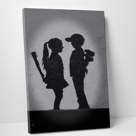 Boy Meets Girl // Gallery Wrapped Canvas (16"W x 20"H x 0.8"D)
