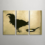 Fried Egg // Triptych