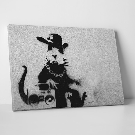 Boom Box // Gallery Wrapped Canvas (16"W x 20"H x 0.8"D)