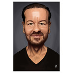 Ricky Gervais // Rob Snow (18"W x 26"H x 0.75"D)