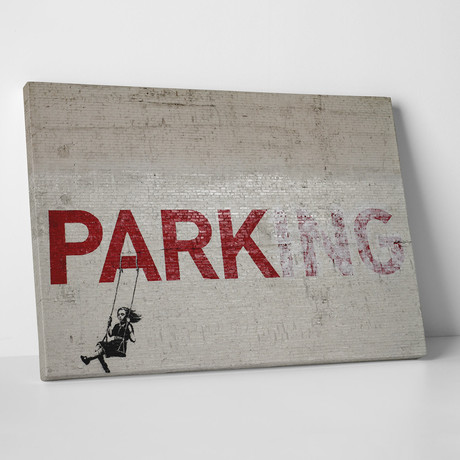 Parking // Gallery Wrapped Canvas (16"W x 20"H x 0.8"D)