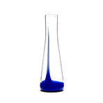 Handblown Glass Carafe // Blue