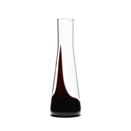 Handblown Glass Carafe // Black