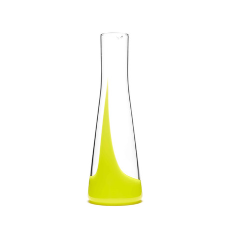Handblown Glass Carafe // Yellow