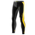 DNAmic Compression Long Tights // Black + Citron (XS)