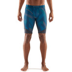 DNAmic Compression 1/2 Tights // Leviathan + Atmos (XS)