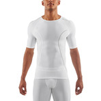 DNAmic Compression Short-Sleeve Shirt // White (XSmall)