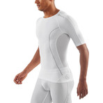 DNAmic Compression Short-Sleeve Shirt // White (XSmall)