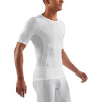 DNAmic Compression Short-Sleeve Shirt // White (XSmall)