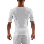 DNAmic Compression Short-Sleeve Shirt // White (XSmall)