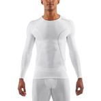 DNAmic Compression Long-Sleeve Shirt // White (XSmall)