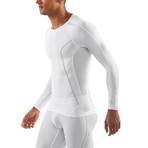 DNAmic Compression Long-Sleeve Shirt // White (XSmall)