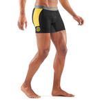 DNAmic Compression Shorts // Black + Citron (XS)