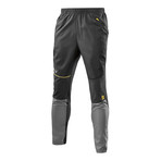 Plus Propel Tapered Jogger Pants // Black + Pewter (Small)