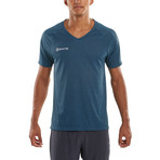 Plus Vector V Neck Run Tee // Atmos + Marle (Small)