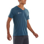 Plus Vector V Neck Run Tee // Atmos + Marle (Small)