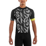 Cycle Classic Short-Sleeve Jersey // Leviathan + Black (Small)