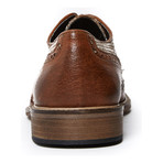 Textured Wing-Tip Derby // Brown (Euro: 42)