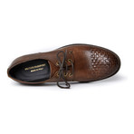 Textured Cap-Toe Derby // Dark Brown (Euro: 40)