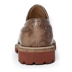 Wing-Tip Lug Oxford // Taupe (Euro: 45)