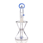 Hourglass Honeycomb Dab Rig // Blue