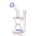 Hourglass Honeycomb Dab Rig // Blue