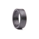 Blackwood Twill Carbon Fiber Ring (Size 5)