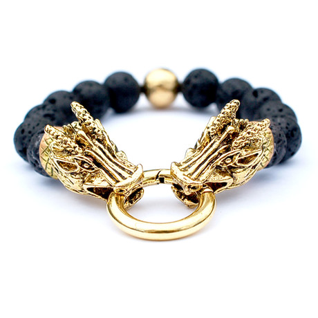 Golden Dragon Bracelet (Length: 7”)