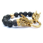 Golden Dragon Bracelet (Length: 7”)