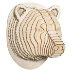 Stewart // Birch Wood Bear Head (Medium)