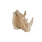 Robbie // Birch Wood Rhino Head (Medium)